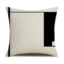 Axyaa Geometric Cotton Linen Cushion Cover - Decorative Sofa Throw Pillow Cover