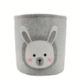 Axyaa Animal Print Storage Basket: Toys, Clothes, Shoes Organizer