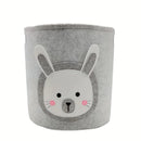 Axyaa Animal Print Storage Basket: Toys, Clothes, Shoes Organizer