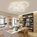 Axyaa LED Gloss Ceiling Light Ring with Remote Control Dimmable Lamp