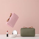 Axyaa Mini Clutch Makeup Bag: Portable Cosmetic Storage Pouch for Travel