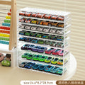Axyaa Acrylic Toy Car Display Stand Multi-Layer Storage Box for Hot Wheels
