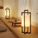 Axyaa Japanese Wooden Art Floor Lamp Retro Living Room Tea Room Hotel Lighting