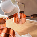 Axyaa Measuring Spoons & Cups Set Wood Handle Stainless Steel Baking Tools