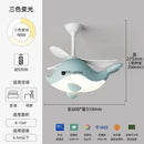 Axyaa Nordic Airplane & Fish Fan Pendant Light: Children's Bedroom Chandelier