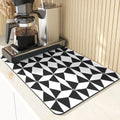 Axyaa Stripe Pattern Kitchen Drying Mat - Coasters, Placemat