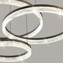 Axyaa Stainless Steel LED Chandelier | Nordic Home Decor Pendant Lamp for Dining Room