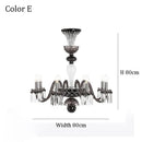 Axyaa Gold Crystal Chandelier Lighting for Living Room Dining Hall Kitchen Island