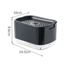 Axyaa Automatic Liquid Soap Dispenser Kitchen Bath Accessories Storage Box Sponge Brush