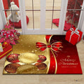 Axyaa Christmas New Year Entrance Door Mat Non-Slip Floor Decor