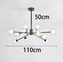 Axyaa Modern Living Room Chandeliers LED Ceiling Lamp Hanging Lights Indoor Lighting