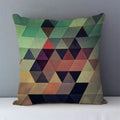 Axyaa Geometric Cozy Cushion Cover Home Decorative Pillows Square Case