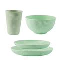 Axyaa Wheat Straw Ramen Bowl Set - 4-Piece Dinner Tableware