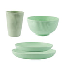 Axyaa Wheat Straw Ramen Bowl Set - 4-Piece Dinner Tableware