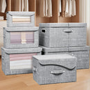 Axyaa Large Capacity Foldable Storage Box: Multi-Purpose Organizer for Clothes, Quilts, and Office Supplies