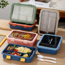 Axyaa Large Capacity Bento Box Lunchbox for Kids, Leakproof Food Storage Container