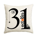 Axyaa Halloween Pillowcase Cojines Funny Cushion Cover Home Sofa Decoration