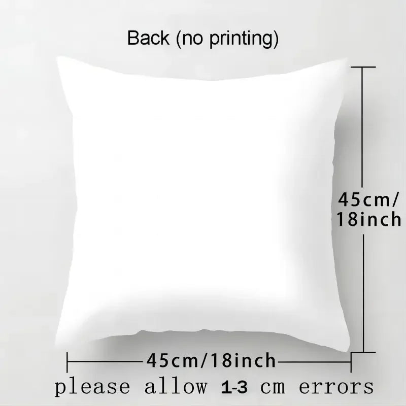 Axyaa Small Floral Geometric Heart Pillowcase