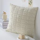 Axyaa Cream Decorative Pillow Cover - Nordic Style Living Room Cushion
