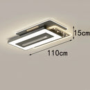 Axyaa LED Bladeless Fan Light, Modern Minimalist Integrated Ceiling Light