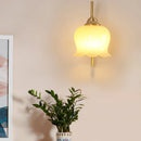 Axyaa Copper LED Wall Sconce for Bedroom, Bathroom, and Staircase