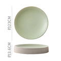 Axyaa Round Ceramic Plate Set for Stylish Dining Experience