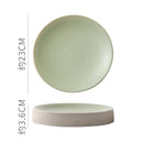 Axyaa Round Ceramic Plate Set for Stylish Dining Experience