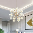 Axyaa Dandelion Crystal Chandelier Ball Pendant Ceiling Lamp for Dining Living Room