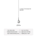 Axyaa Glass Ball Pendant Chandelier: Nordic Style Lighting for Home Decor