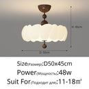 Axyaa French Cream Retro Ceiling Lamps for Bedroom, Dining, Living Room