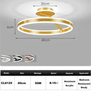 Axyaa LED Dimmable Ring Chandelier for Bedroom, Restaurant, Kitchen - Modern Ceiling Decor