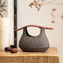 Axyaa Ceramic Vase Basket Storage Container Fruit Platter Flower Home Decor Holder