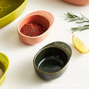 Axya Nordic Ceramic Dip Dish Set - Sauce, Seasoning, and Vinegar Plates