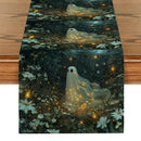 Rustic Halloween Plants Table Runner for Wedding Party & Home Decor by Axyaa