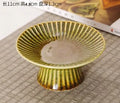 Axyaa Zen Style Pastry Plate – Small Delicate Tea Plate for Dim Sum