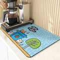 Starry Sky Absorbent Drying Mat - Axyaa Kitchen & Dining Table Mats