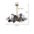 Axyaa Nordic Princess Chandelier for Dining Living Room Bedroom