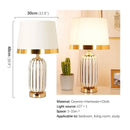 Axyaa Luxe Ceramic Table Lamp for Elegant Living Spaces