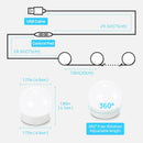 Axyaa Dimmable LED Vanity Mirror Lights