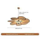 Axyaa Retro Flower Chandeliers Woven Pendant Lights for Dining Room & Living Room