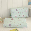 Axyaa Dinosaur Car Cartoon Pillowcase, Kids Satin Bedding, Cute Design, Soft Cotton Cover.