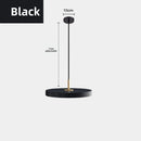 Axyaa Nordic Disc Pendant Light Multicolor for Dining Room and Bar.