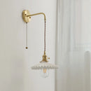 Axyaa Ceramic Copper LED Wall Lamp Sconce - Nordic Stair Light Fixture