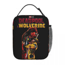 Axyaa Deadpool & Wolverine Insulated Lunch Bag - Reusable Thermal Cooler