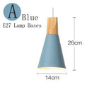 Axyaa Wood Iron Pend Light: Modern LED Hang Fixture for Kitchen Dining Living Loft