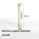 Axyaa Marble Bedroom Wall Lamp - New Chinese Style Living Room Design