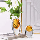 Axyaa Gradient Glass Vase Hydroponic Flower Pots Modern Home Decor