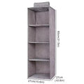 Axyaa Portable Wardrobe Hanging Storage Bag Closet Organizer