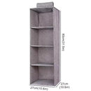 Axyaa Portable Wardrobe Hanging Storage Bag Closet Organizer
