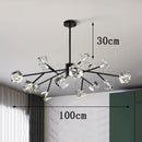 Axyaa Crystal Chandelier Pendant Light for Living Room, Bedroom, and Ceiling